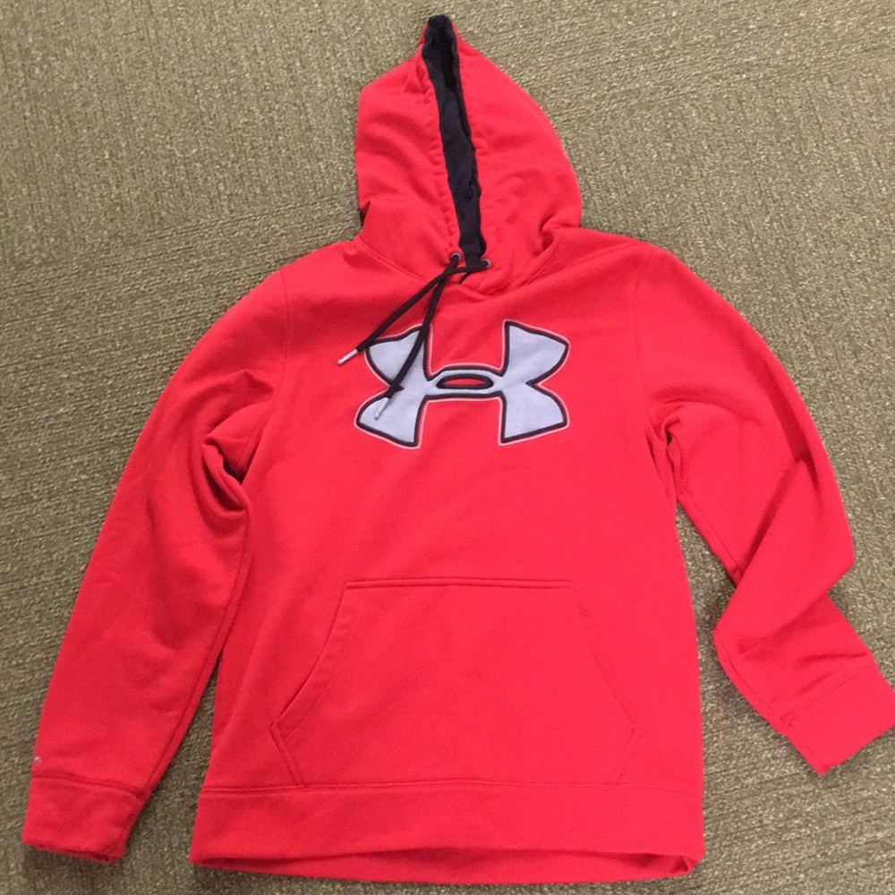 Like new boys Red Under Armour Sweatshirt
